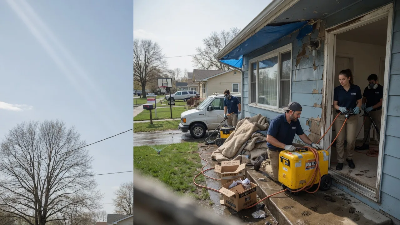 Basement Flood Cleanup in Black, MO near me